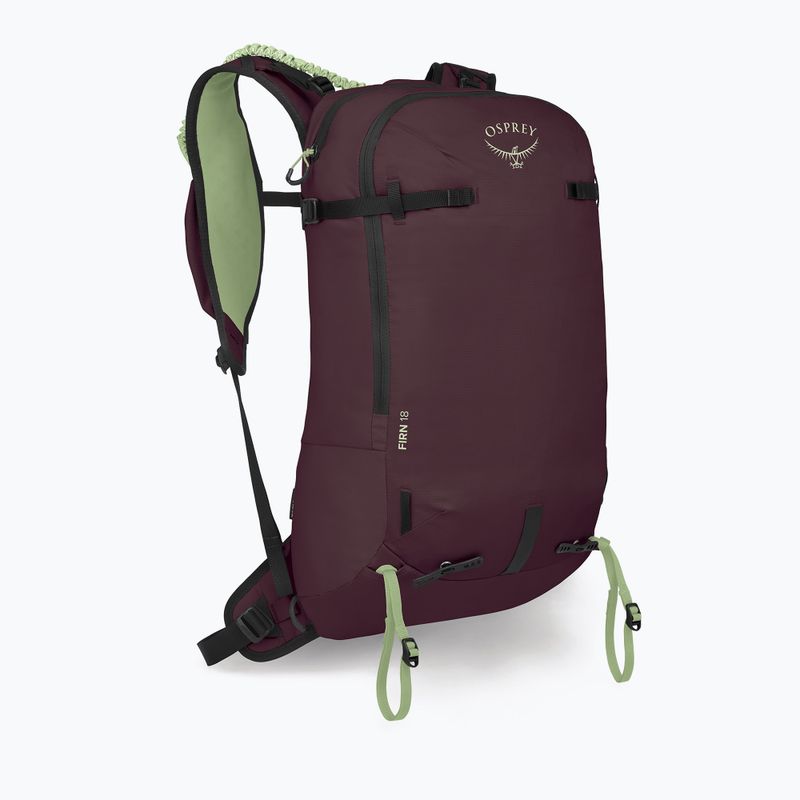Rucsac de schi de tură Osprey Firn 18 l elderberry purple/peppermint green 2