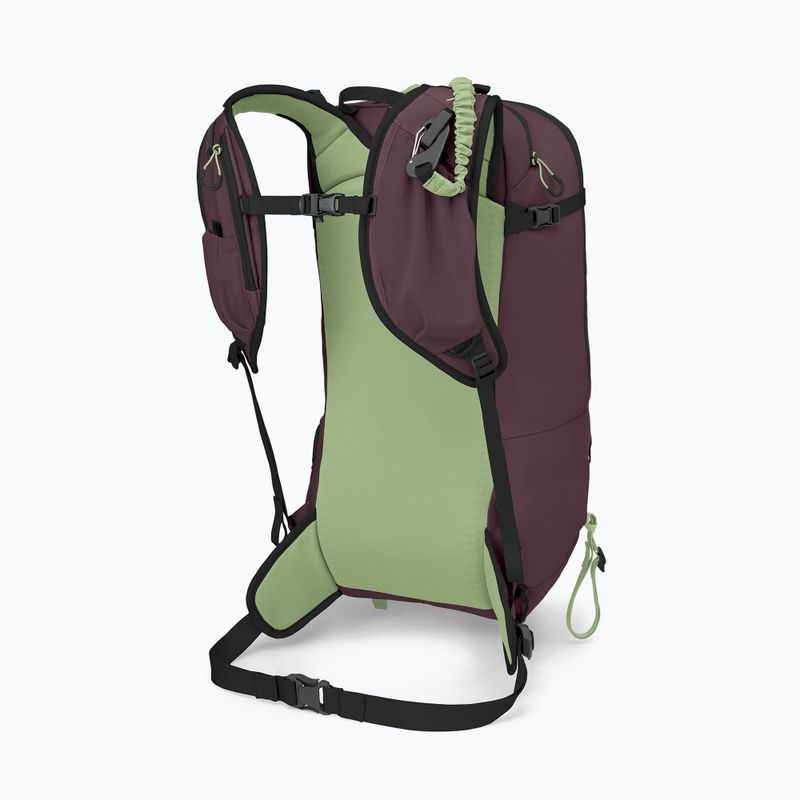 Rucsac de schi de tură Osprey Firn 18 l elderberry purple/peppermint green 4
