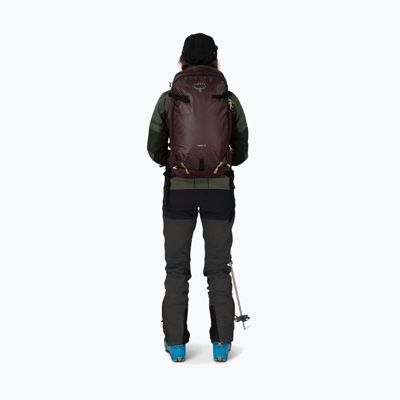 Rucsac de schi de tură Osprey Firn 18 l elderberry purple/peppermint green 6