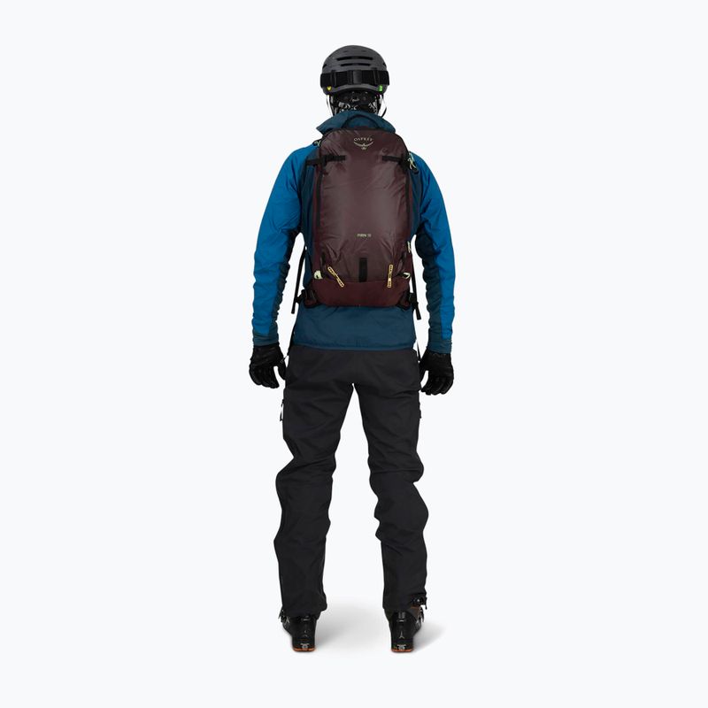 Rucsac de schi de tură Osprey Firn 18 l elderberry purple/peppermint green 9