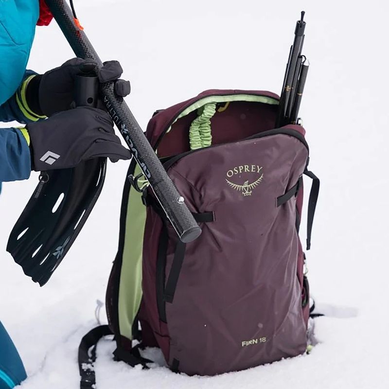 Rucsac de schi de tură Osprey Firn 18 l elderberry purple/peppermint green 13