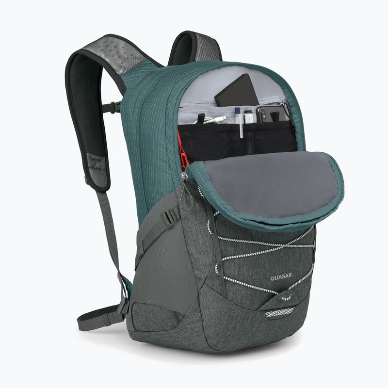Rucsac de oraș Osprey Quasar 26 l cascade blue / coal grey 4