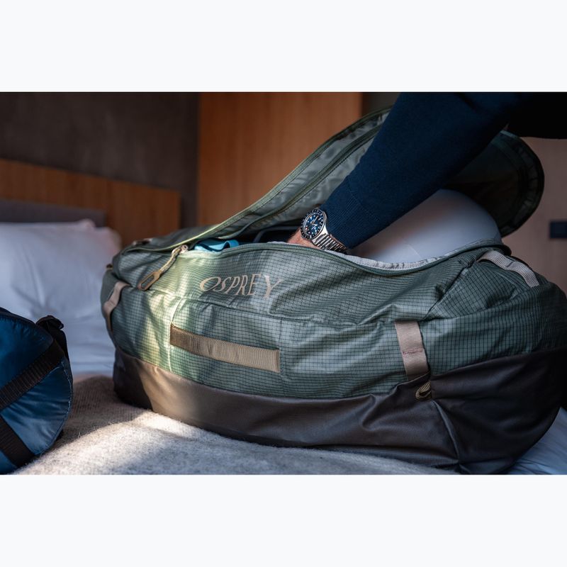 Geantă de călătorie Osprey Transporter Duffel 95 l pine leaf/earl grey 11
