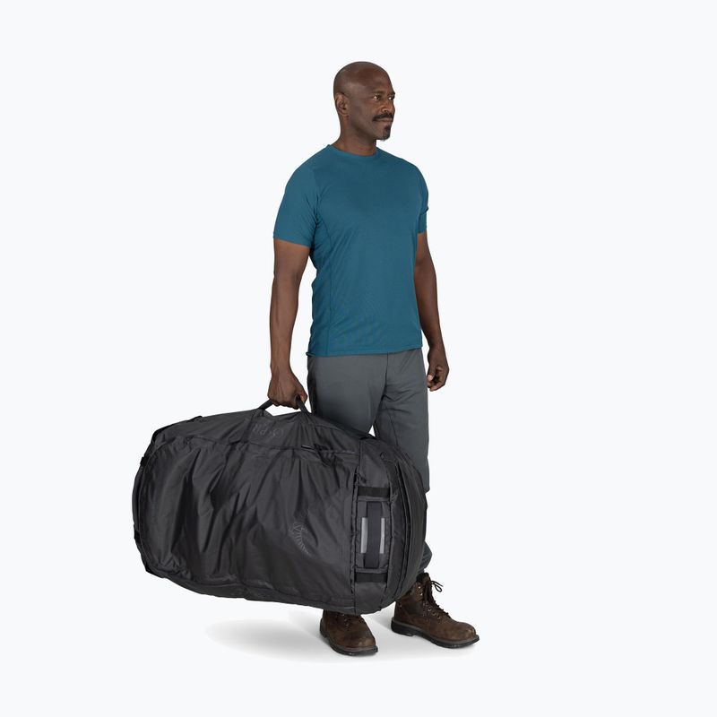 Geantă de voiaj Osprey Transporter Duffel 150 l raven black 6