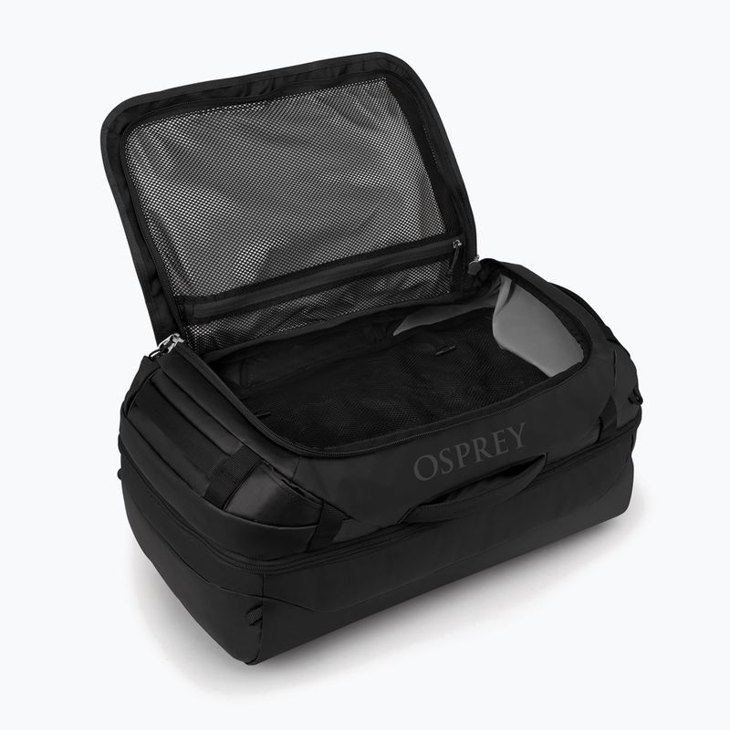 Geantă de voiaj Osprey Transporter Duffel 44 l raven black 4