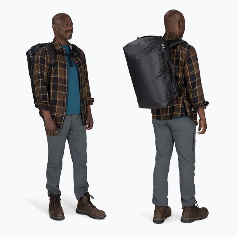 Geantă de voiaj Osprey Transporter Duffel 44 l raven black 6
