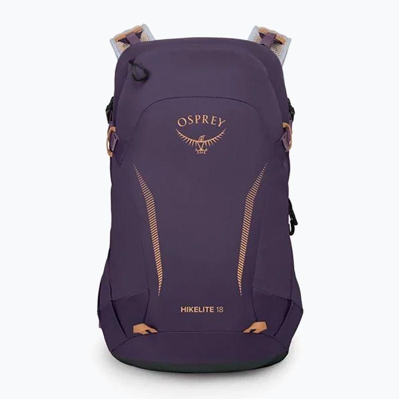 Rucsac turistic Osprey Hikelite 18 l purple ink / purple dusk / cheddar orange