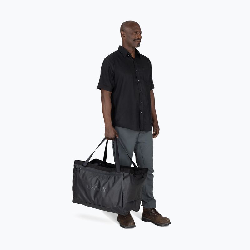 Geantă de călătorie Osprey Transporter Gear Tote 60 l raven black/black 4