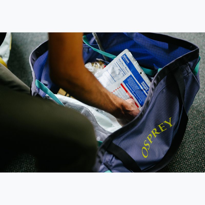 Geantă de voiaj Osprey Transporter Gear Tote 60 l euphoria purple 9