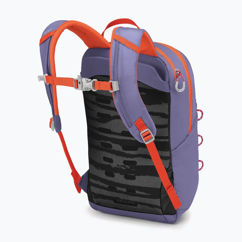 Rucsac turistic pentru copii Osprey Jet 12 l euphoria purple / mars orange 3