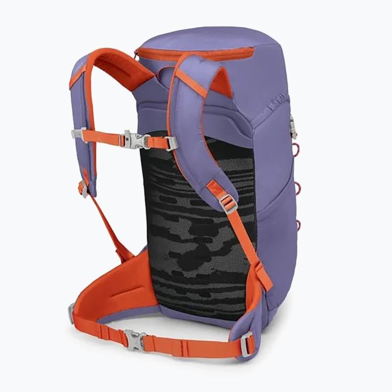 Rucsac turistic pentru copii Osprey Jet 18 l euphoria purple/ mars orange 2