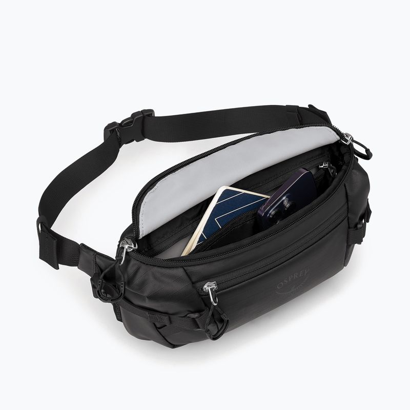 Borsetă Osprey Transporter Waist Pack 3 l raven black 4