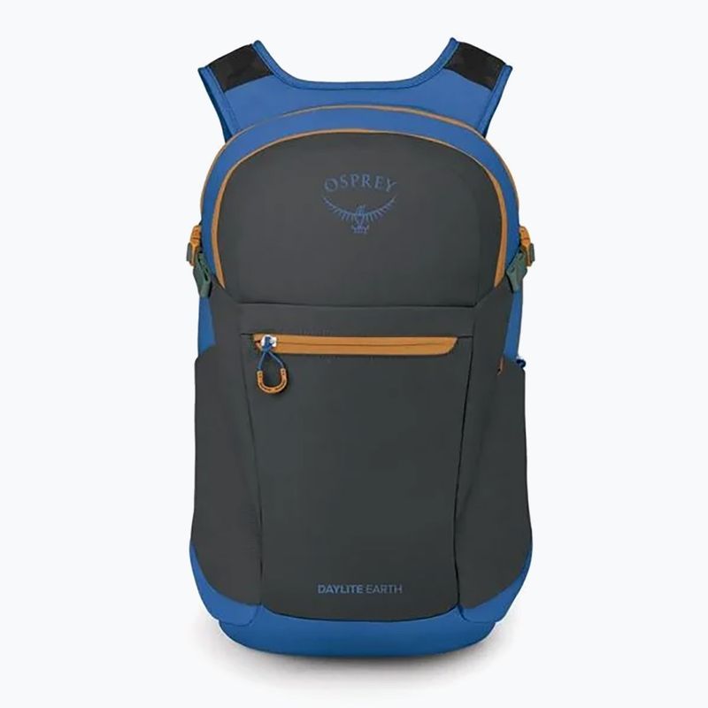 Rucsac turistic Osprey Daylite Plus Earth 20 l dark charcoal / blue flame
