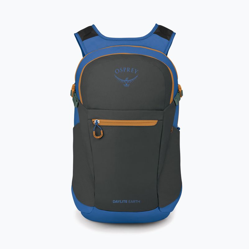 Rucsac turistic Osprey Daylite Plus Earth 20 l dark charcoal / blue flame
