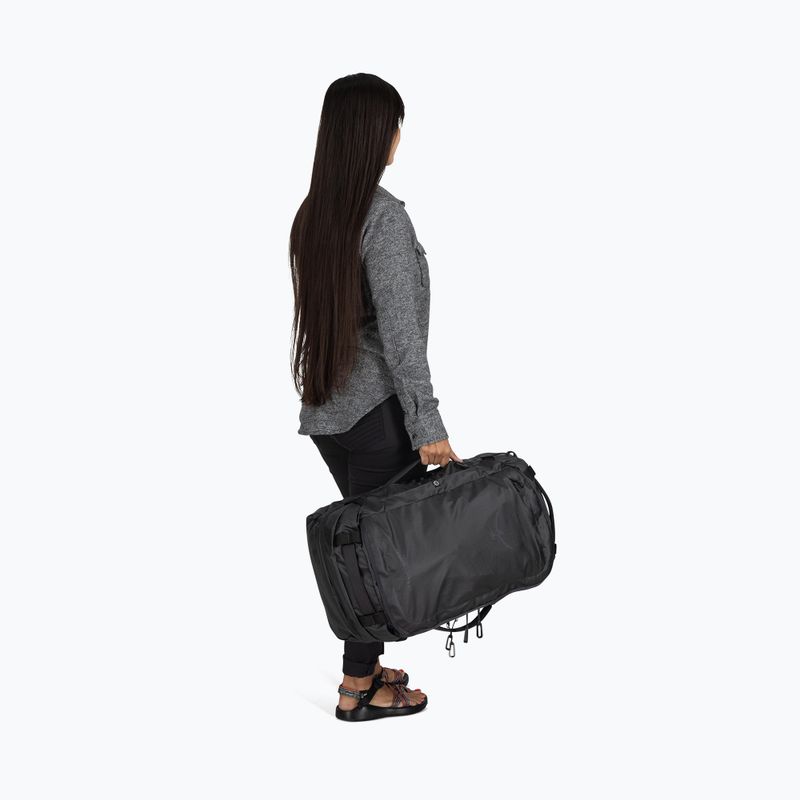 Geantă de voiaj Osprey Transporter Squffel 70 l raven black 6