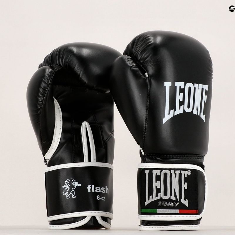 Mănuși de box pentru copii LEONE 1947 Flash negru
