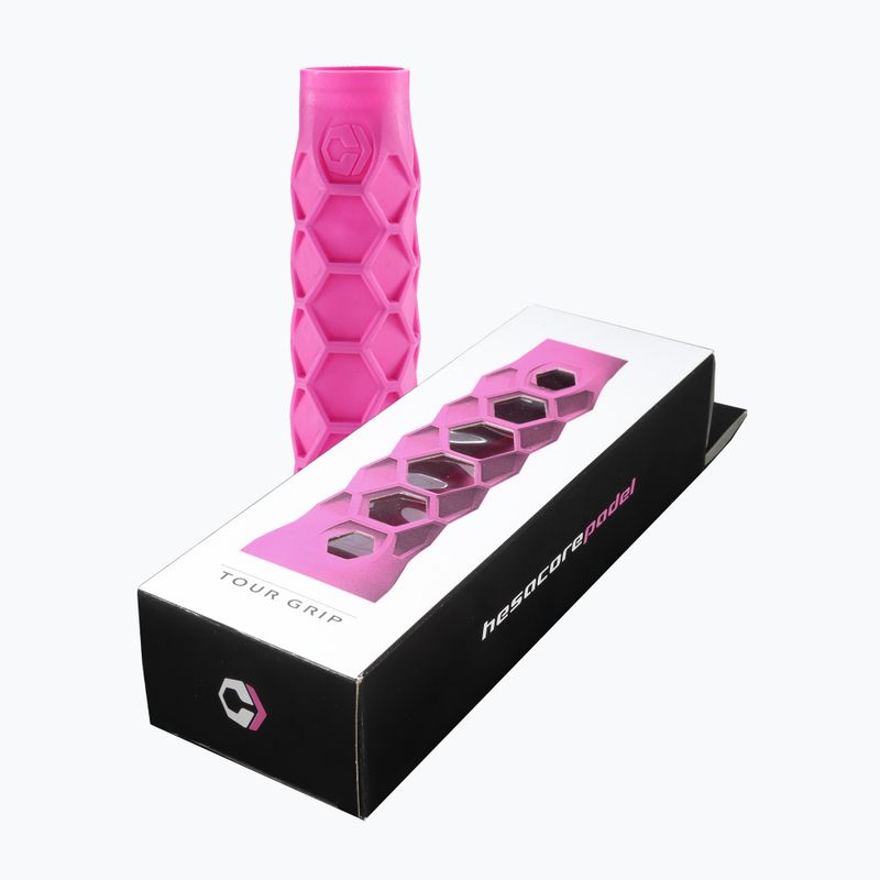 Suport pentru rachetă de padel Bullpadel Hesacore Tour Grip Woman fuchsia 2