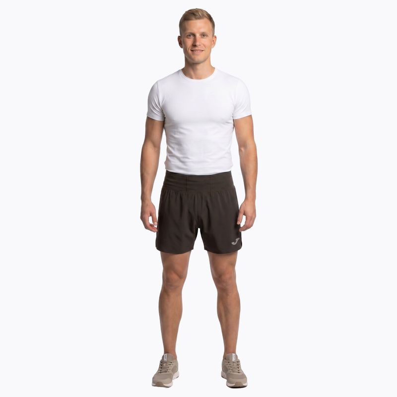 Pantaloni scurți de alergare pentru bărbați Joma R-Combi khaki