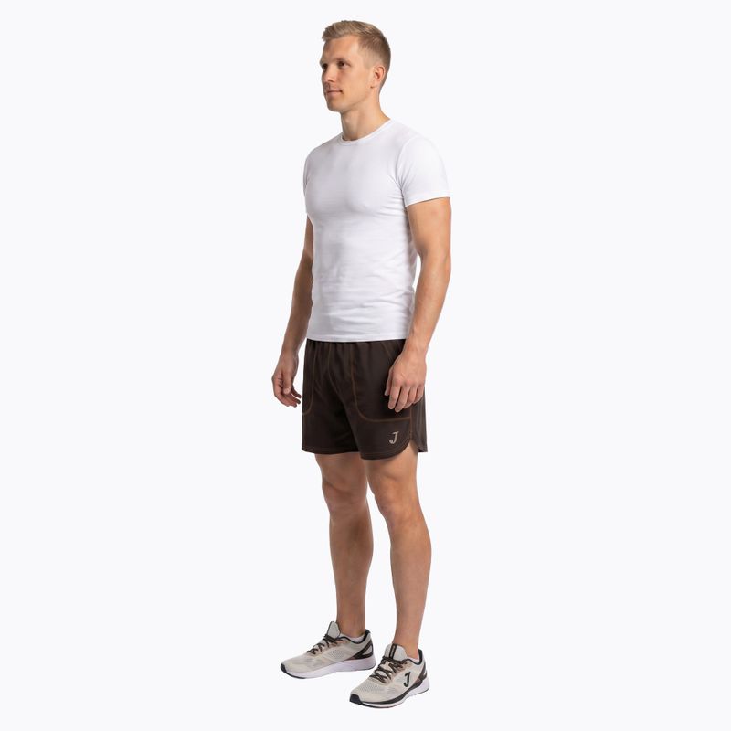 Pantaloni scurți de alergare pentru bărbați Joma R-Combi khaki 4