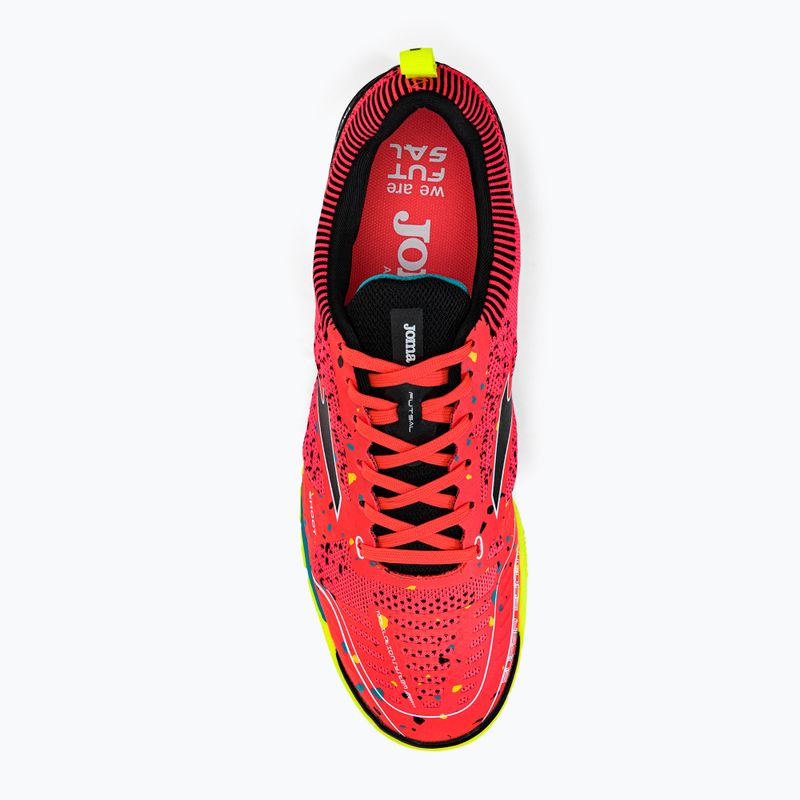 Joma Tactico IN ghete de fotbal pentru bărbați coral/turquoise 6