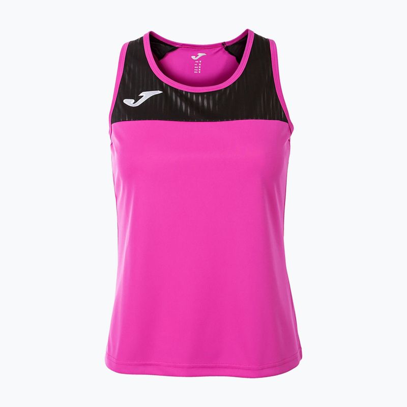 Tank top de tenis pentru femei Joma Montreal fluorescent pink/black 3