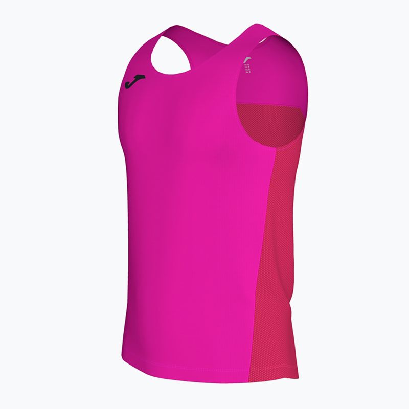 Top de alergat pentru bărbați Joma R-Winner fluor pink 2