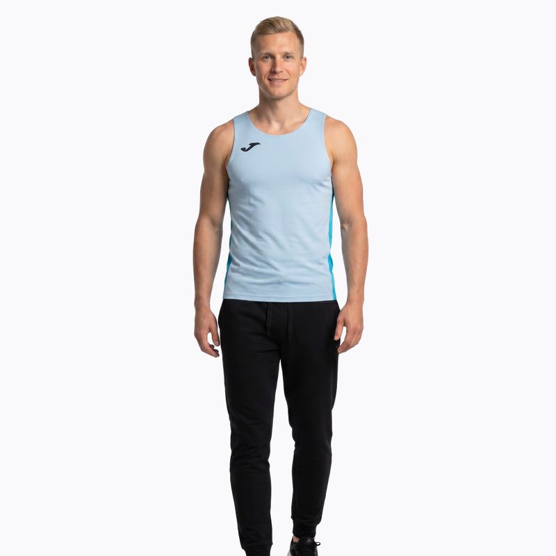 Top de alergat pentru bărbați Joma R-Winner sky blue 2