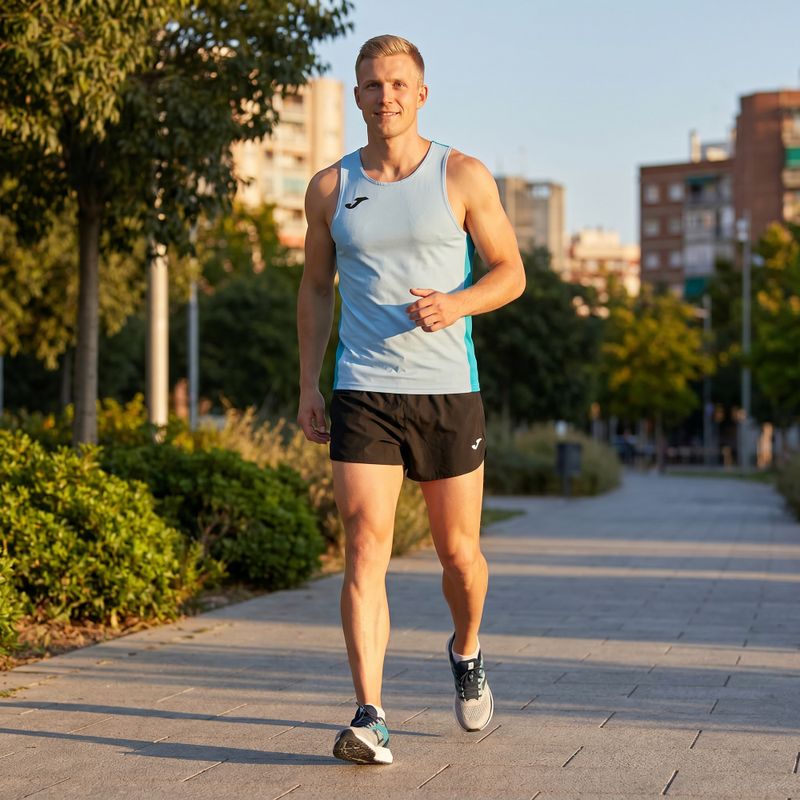 Top de alergat pentru bărbați Joma R-Winner sky blue 8