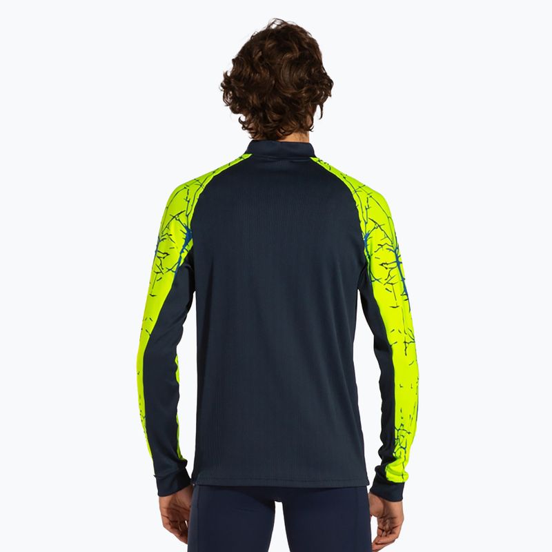 Bluză de alergat pentru bărbați Joma Elite IX fluor yellow 3