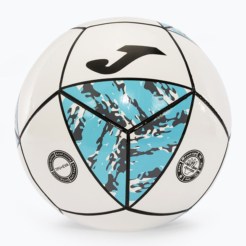 Minge de fotbal Joma Challenge II white/turquoise rozmiar 5 2