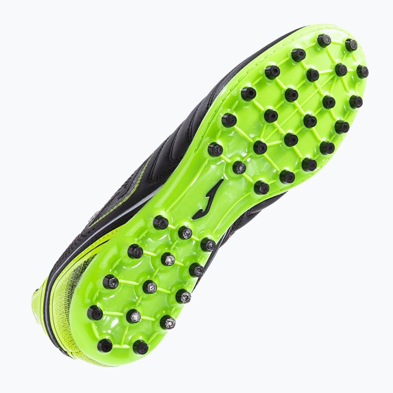 Joma Aguila 2231 AG negro/verde fluor ghete de fotbal pentru bărbați