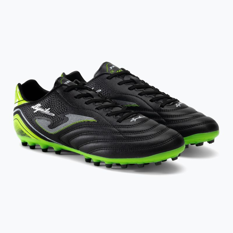 Joma Aguila 2231 AG negro/verde fluor ghete de fotbal pentru bărbați