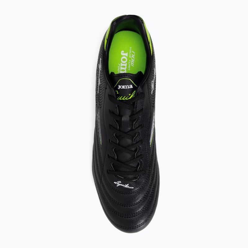 Joma Aguila 2231 AG negro/verde fluor ghete de fotbal pentru bărbați