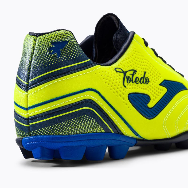 Ghete de fotbal pentru copii Joma Toledo HG lemon fluor 7