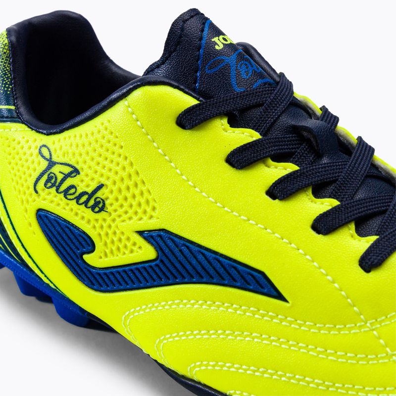 Ghete de fotbal pentru copii Joma Toledo HG lemon fluor 9