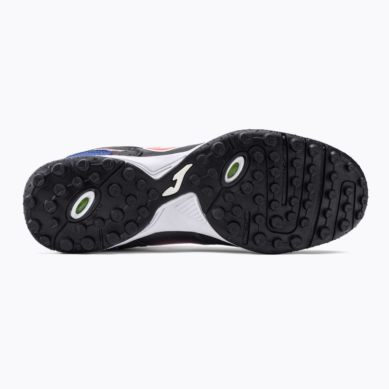 Ghete de fotbal Joma Top Flex TF pentru bărbați, negru/royal 4