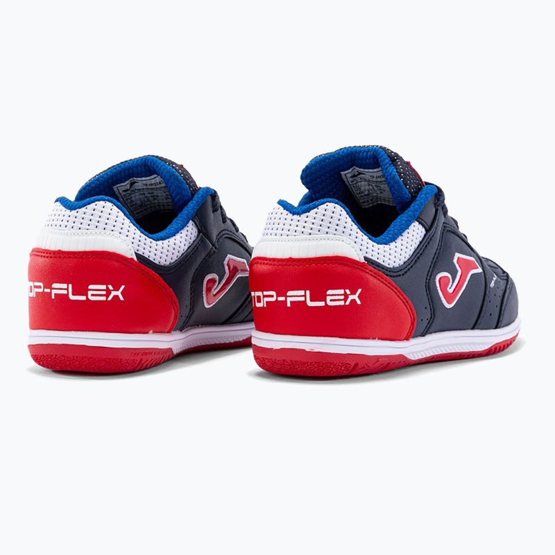 Ghete de fotbal pentru copii Joma Top Flex IN navy/roșu 11