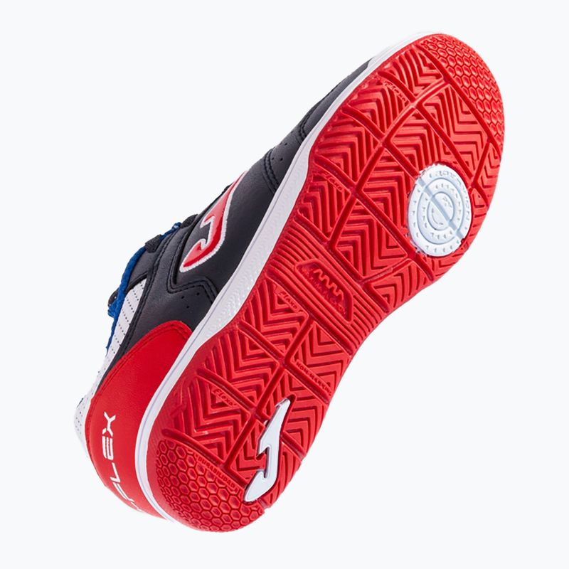 Ghete de fotbal pentru copii Joma Top Flex IN navy/roșu 13