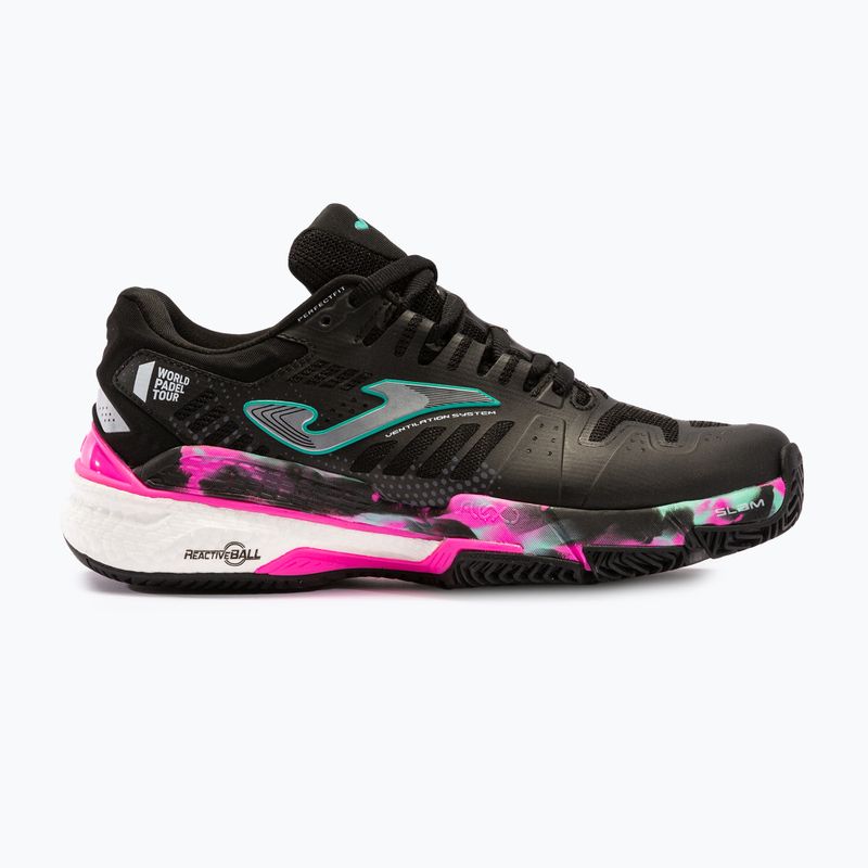 Pantofi de tenis pentru femei Joma T.Slam Lady negru/fucsia 12
