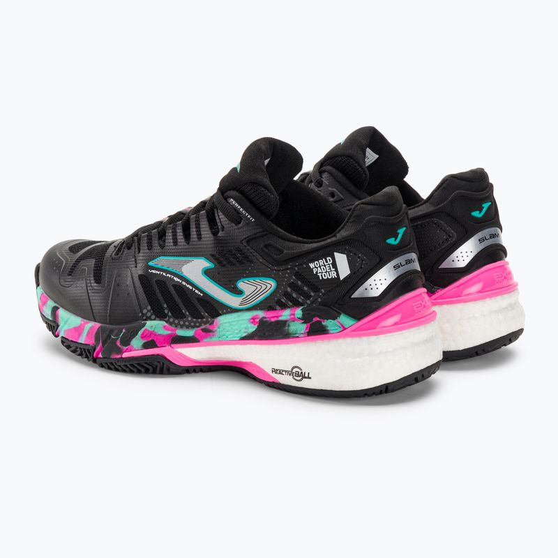 Pantofi de tenis pentru femei Joma T.Slam Lady negru/fucsia 3