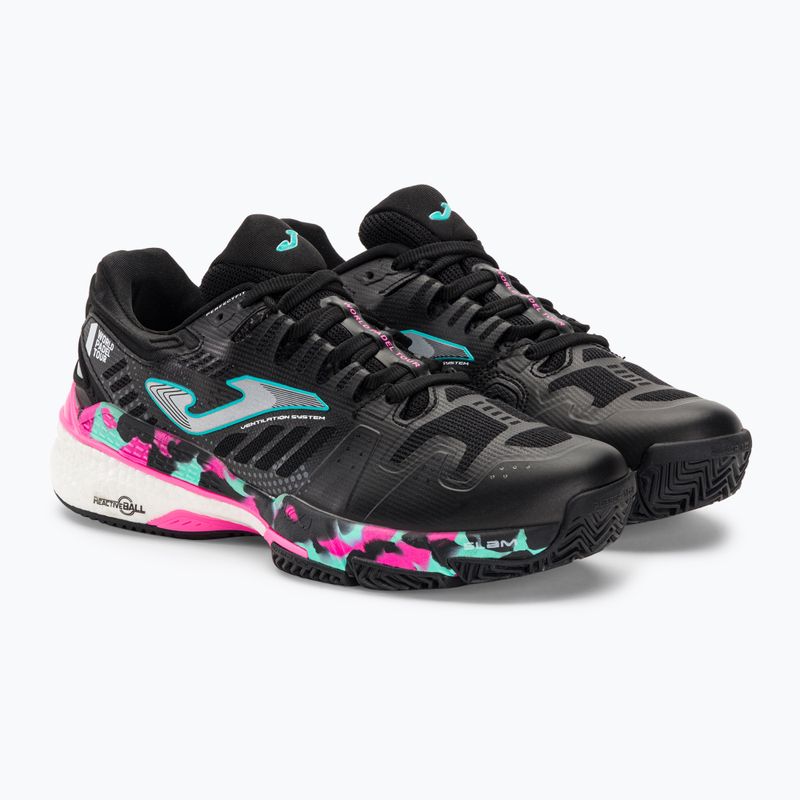 Pantofi de tenis pentru femei Joma T.Slam Lady negru/fucsia 4
