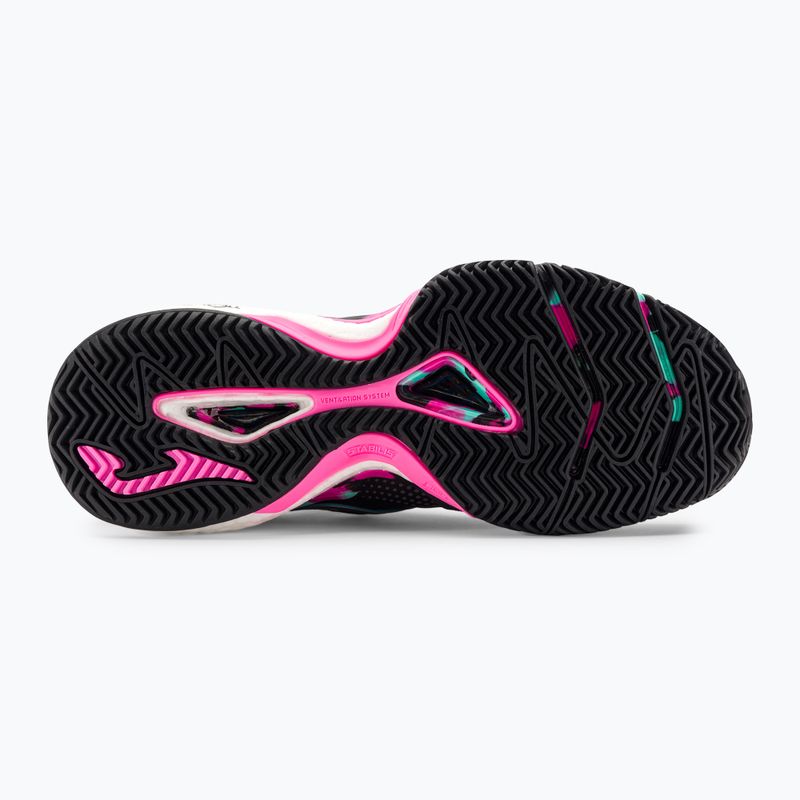 Pantofi de tenis pentru femei Joma T.Slam Lady negru/fucsia 5