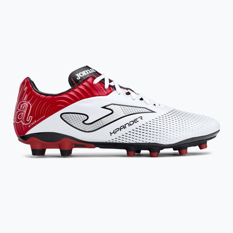 Ghete de fotbal pentru bărbați Joma Xpander FG alb 2