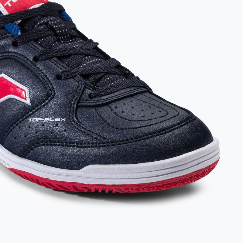 Ghete de fotbal pentru copii Joma Top Flex IN navy/roșu 8