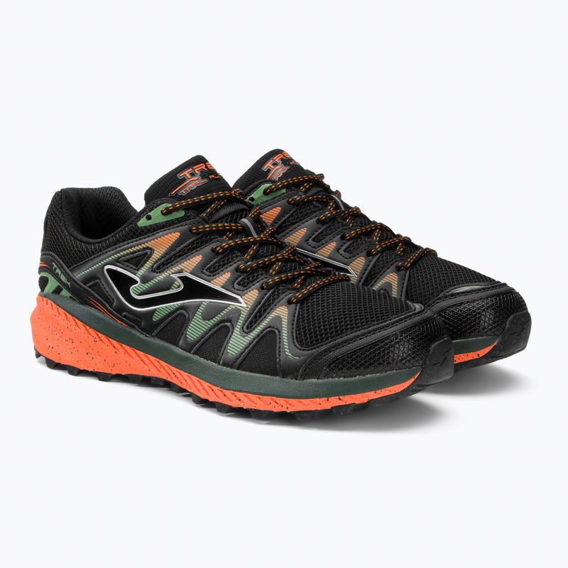 Încălțăminte de alergat pentru bărbați Joma Tk.Trek negru-portocalie TKTREW2231H 4