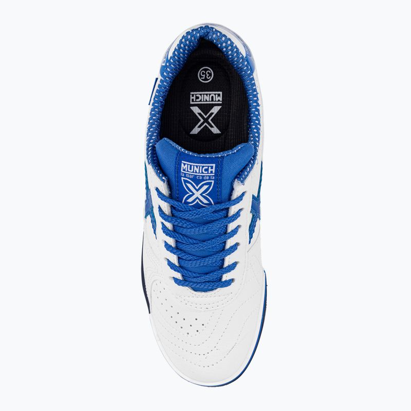 Cizme de fotbal pentru copii MUNICH G-3 Kid Profit alb 6