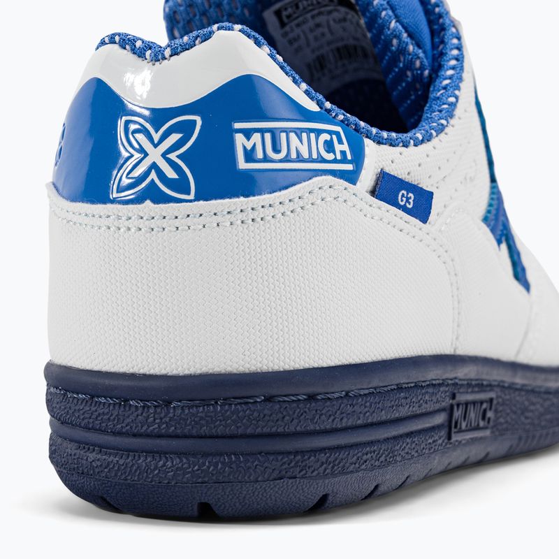 Cizme de fotbal pentru copii MUNICH G-3 Kid Profit alb 9
