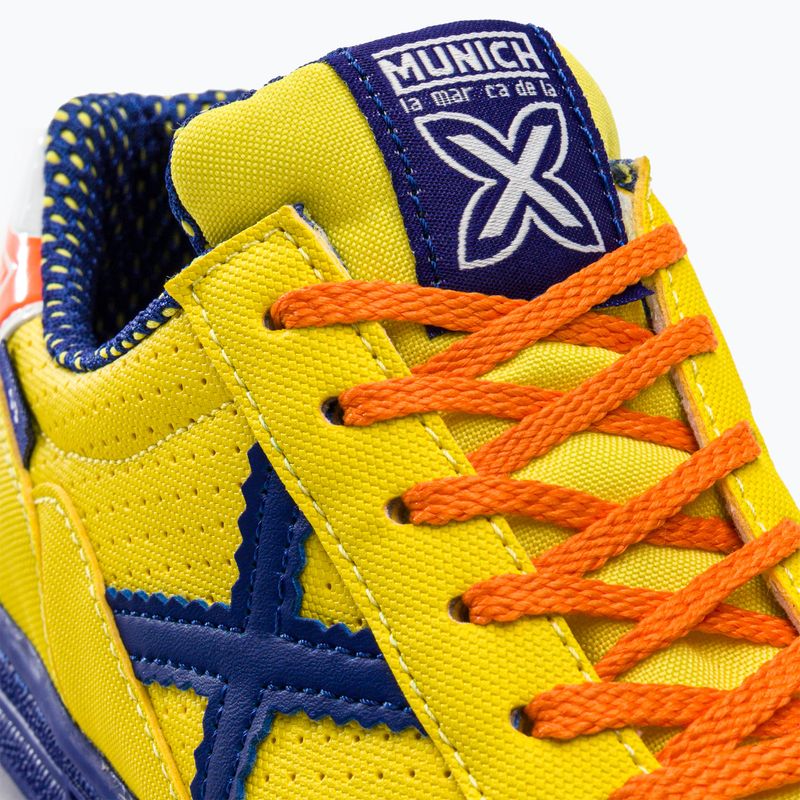 Ghete de fotbal pentru copii MUNICH G-3 Kid Profit galben 8