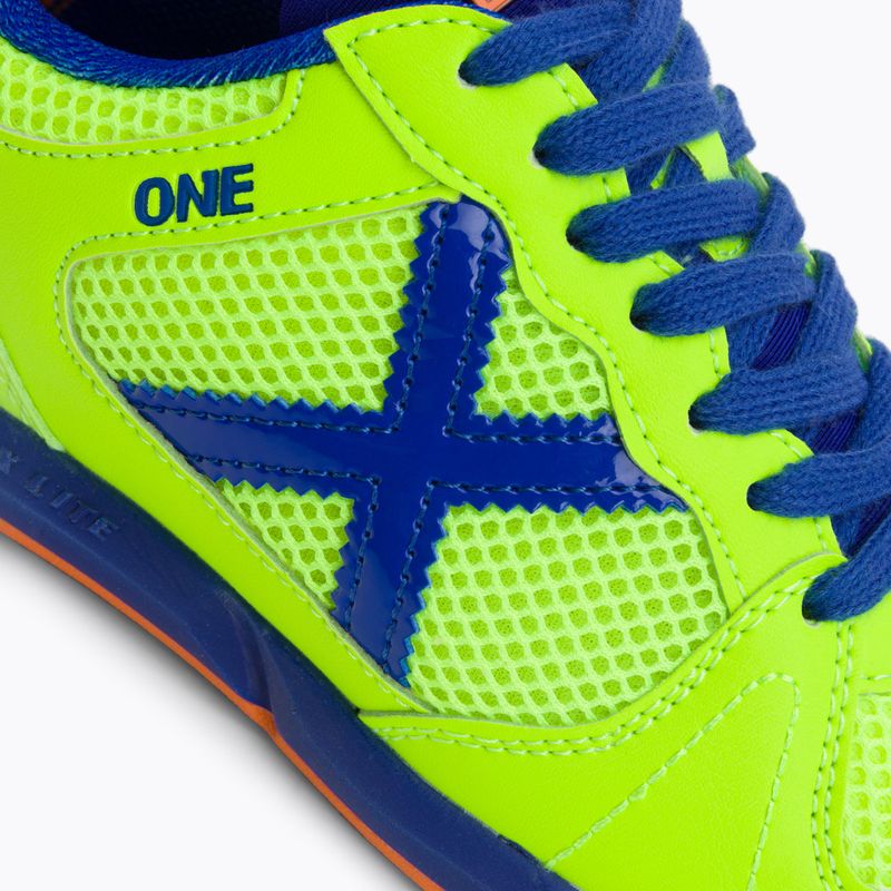 Cizme de fotbal MUNICH One Kid verde deschis 8
