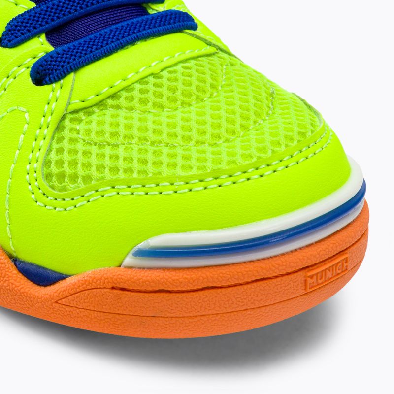 Cizme de fotbal pentru copii MUNICH One Kid Vco verde deschis 7